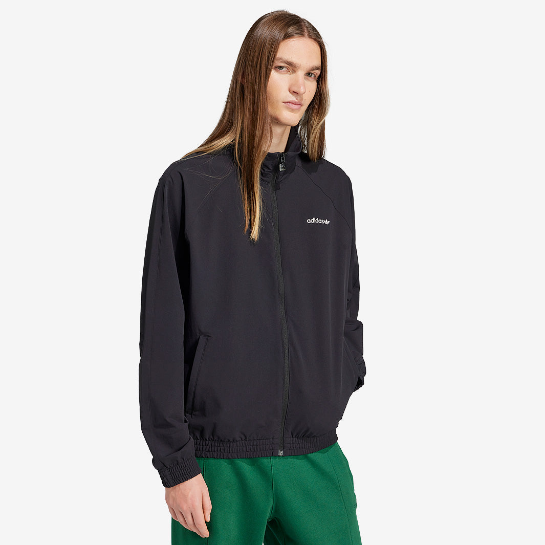 adidas Originals Woven Track Top - Black - Tops - Mens Clothing