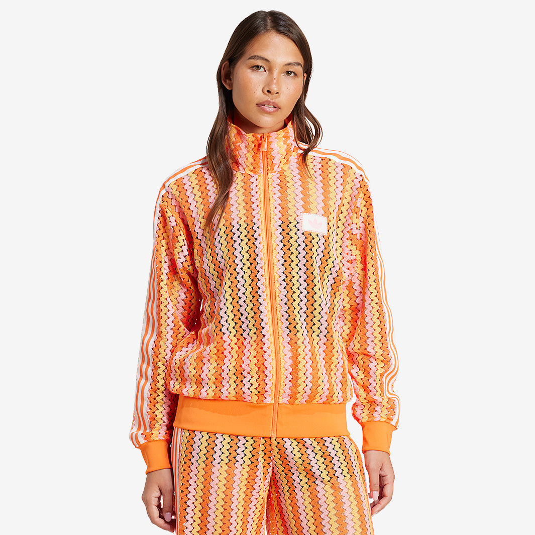 adidas Originals Womens Track Top - Semi Lucid Fuchsia/Hazy Orange