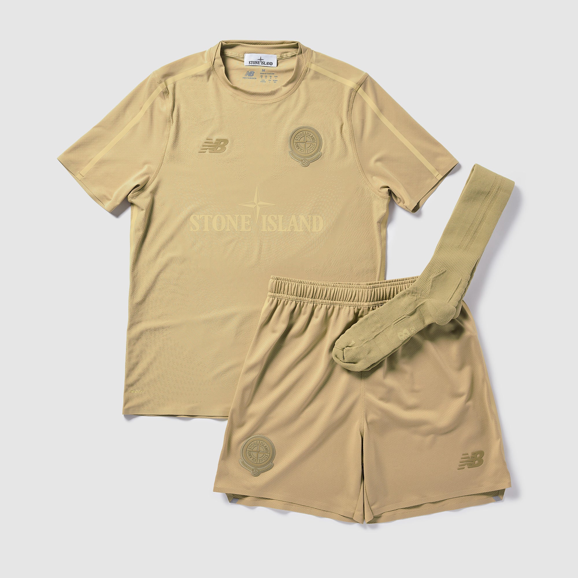 Stone  × New Balance Football Kit New Balance x Stone Island 2025 Santan Cup Kit - - Mens Replica