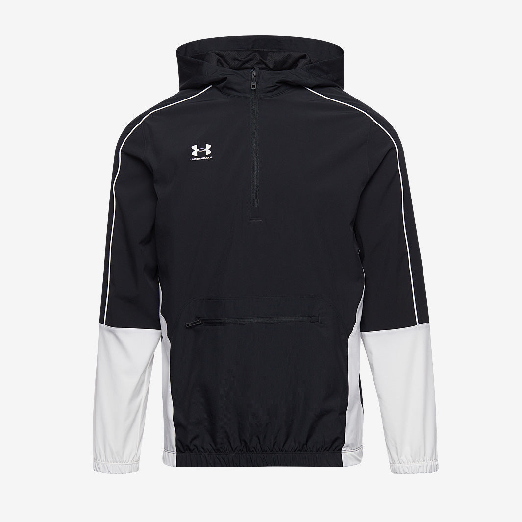 Under Armour Challenger Warm Up Jacket - Black/White - Mens Clothing