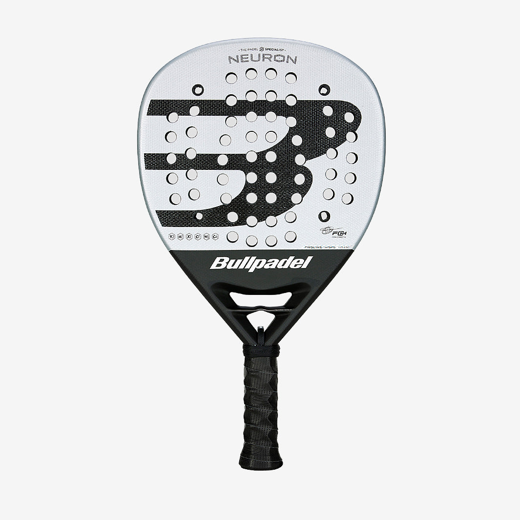 Neuron パデルラケット Bullpadel Neuron 25 Padel Racket - Silver/Black - Adult Padel Rackets