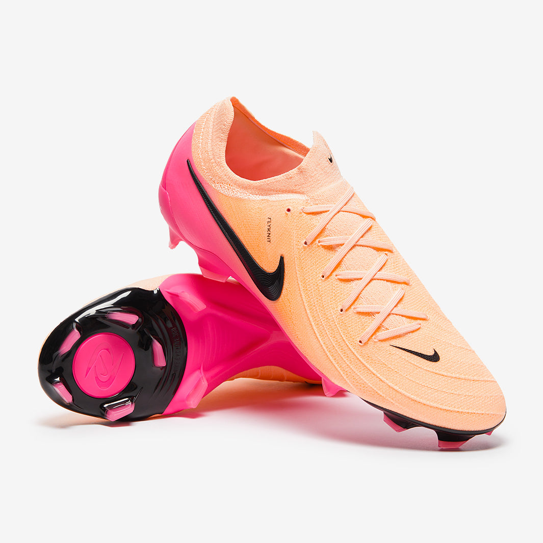 Nike Phantom GX II Pro Firm Ground - Crimson Tint/Black/Pink Blast