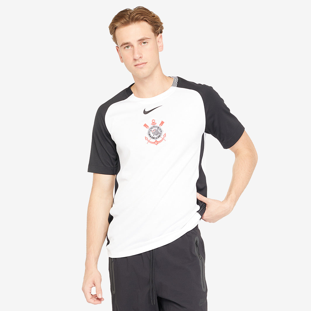 Nike Corinthians 2025 Dri-FIT Stadium Home Shirt - White/Black