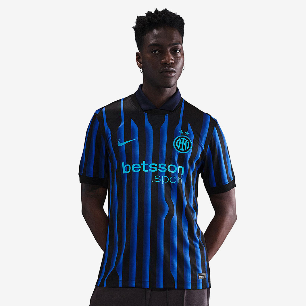 Nike Inter Milan DRI-FIT シャツ Lサイズ Nike Inter Milan 25/26 Dri-FIT Stadium Home Shirt - Lyon Blue