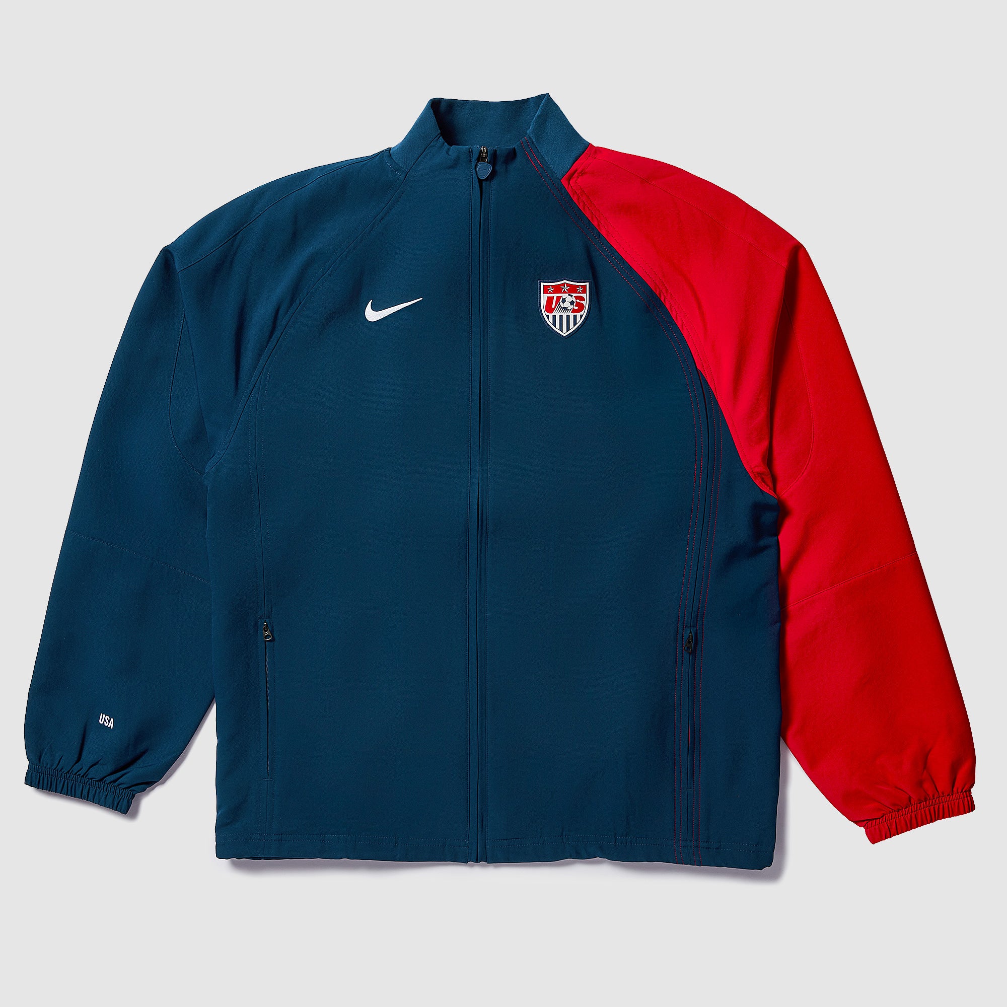 Nike ナイキ アメリカ 2004 Re-Issue トラックジャケット 上下 Nike USA 2004 Re-Issue Track Jacket - Coastal Blue/University Red