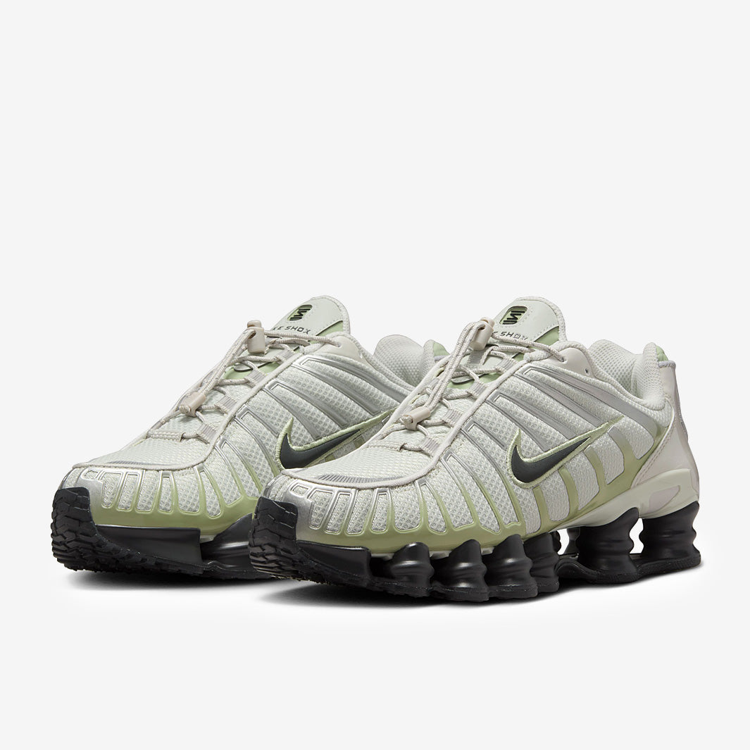 Nike Sportswear Womens Nike Shox TL - Light Bone/Off Noir/Olive