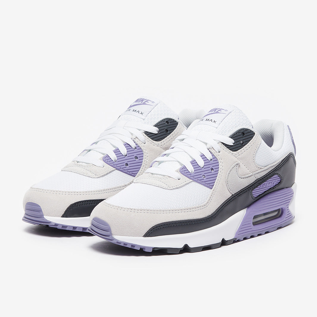 Nike Air Max 90 ホワイト/パープル Nike Sportswear Air Max 90 - White/Lt Smoke Grey/Dusty Amethyst