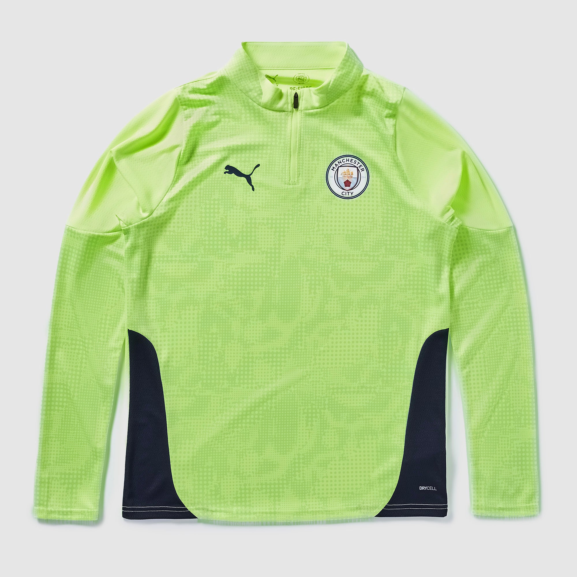 Puma Manchester City 25/26 Training 1/4 Zip - Fizzy Apple/Blue
