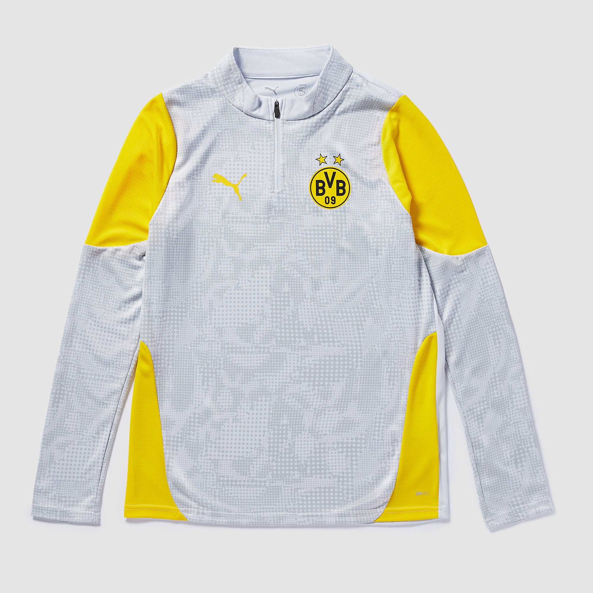 PUMA Borussia Dortmund トレーニングウェア Puma Borussia Dortmund 25/26 1/4 Zip Training Top - Silver Mist
