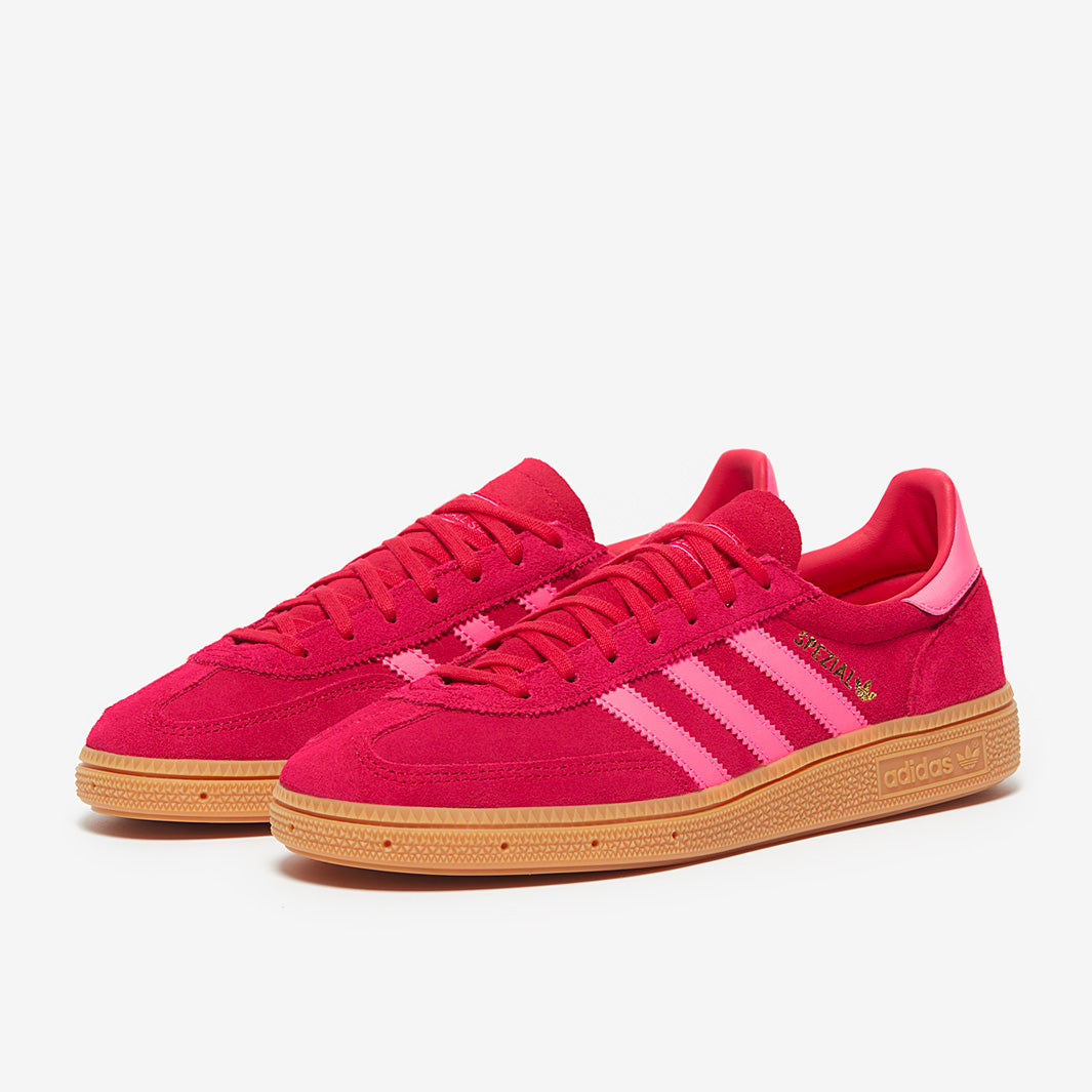 adidas Originals Older Girls Handball Spezial (GS) - Ruby Red/Lucid  Pink/Gum - Trainers