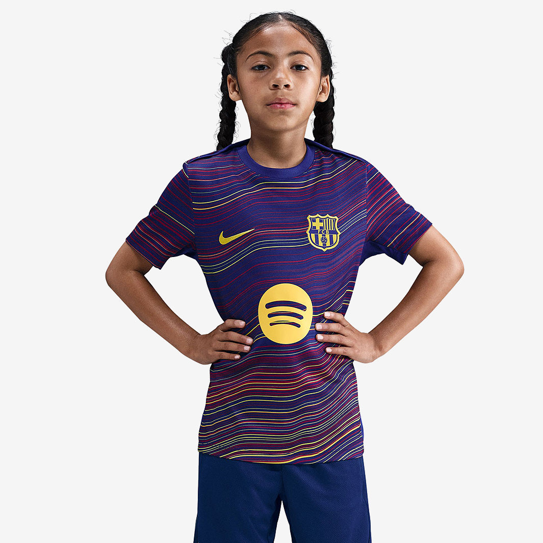 Nike FC Barcelona 25/26 Kids Dri-FIT Academy Pro Pre-Match Home