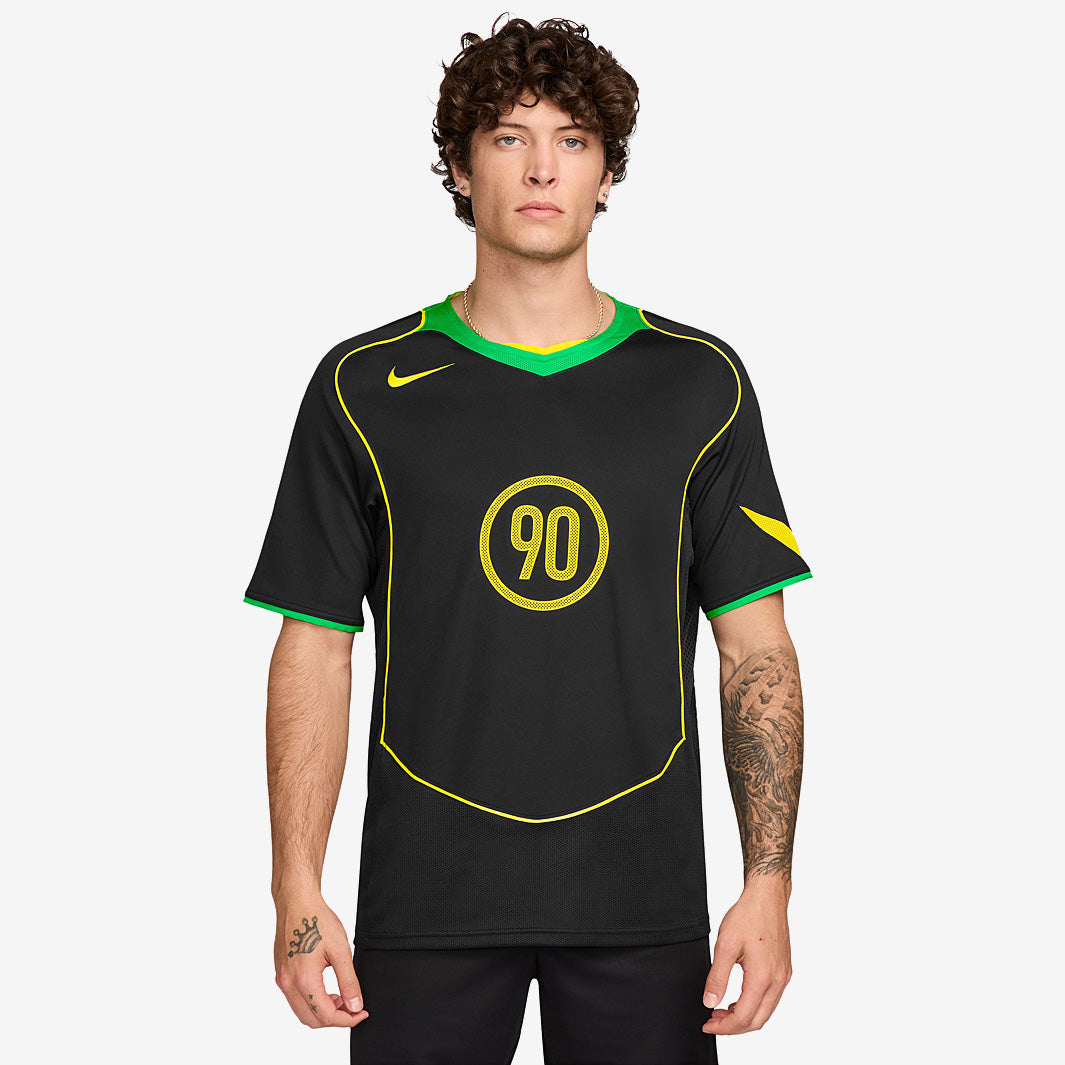 Nike Dri-FIT Total 90 Shirt - Black/Green Spark/Opti Yellow - Mens