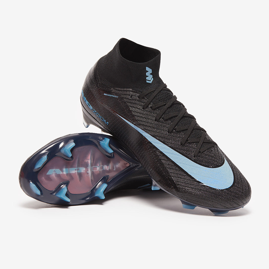 Nike ズームフライ　ライトブルー/ブラック　USサイズ10 Nike Air Zoom Mercurial Superfly X Elite Firm Ground - Black/Ice