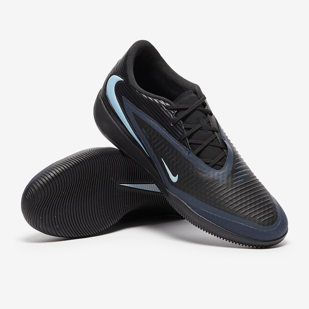 Nike Phantom 6 Academy Low Indoor - Black/Black - Adult Boots
