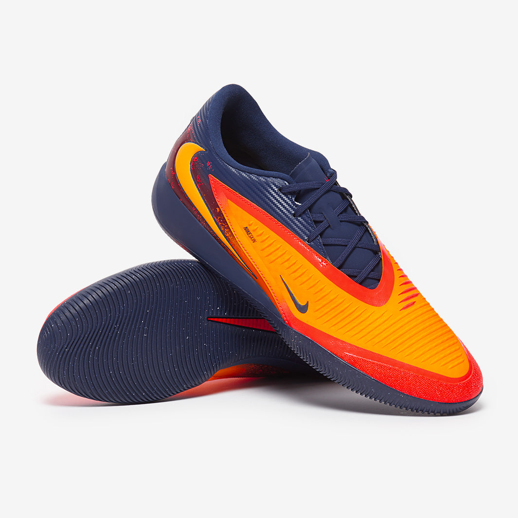 Nike Phantom 6 Academy Low x Haaland Indoor - Laser Orange/Lemon