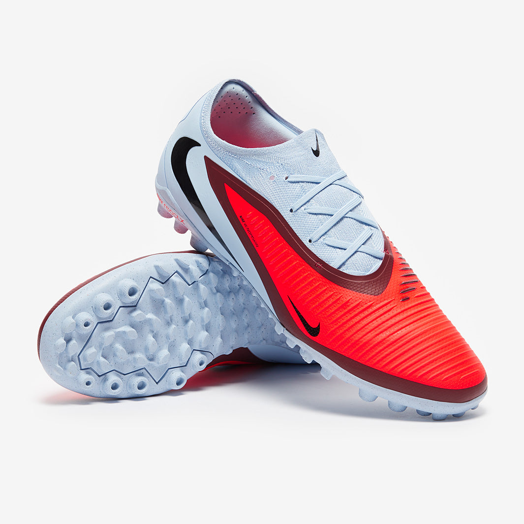 Nike Phantom ReactX 6 Pro Low Turf - Royal Tint/Bright Crimson