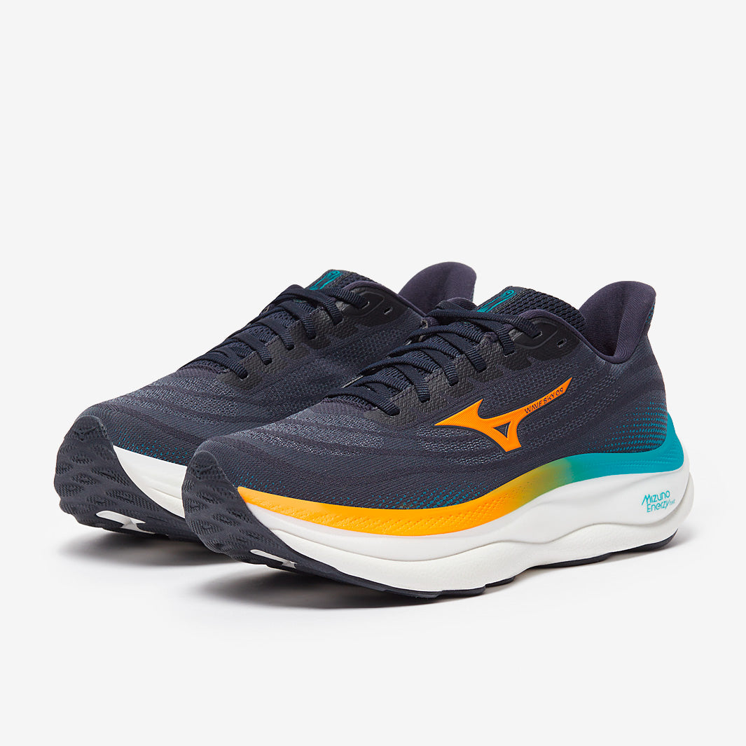 Mizuno Wave Sky 9 - Baritone Blue/Citrus/Capri Breeze - Mens Shoes