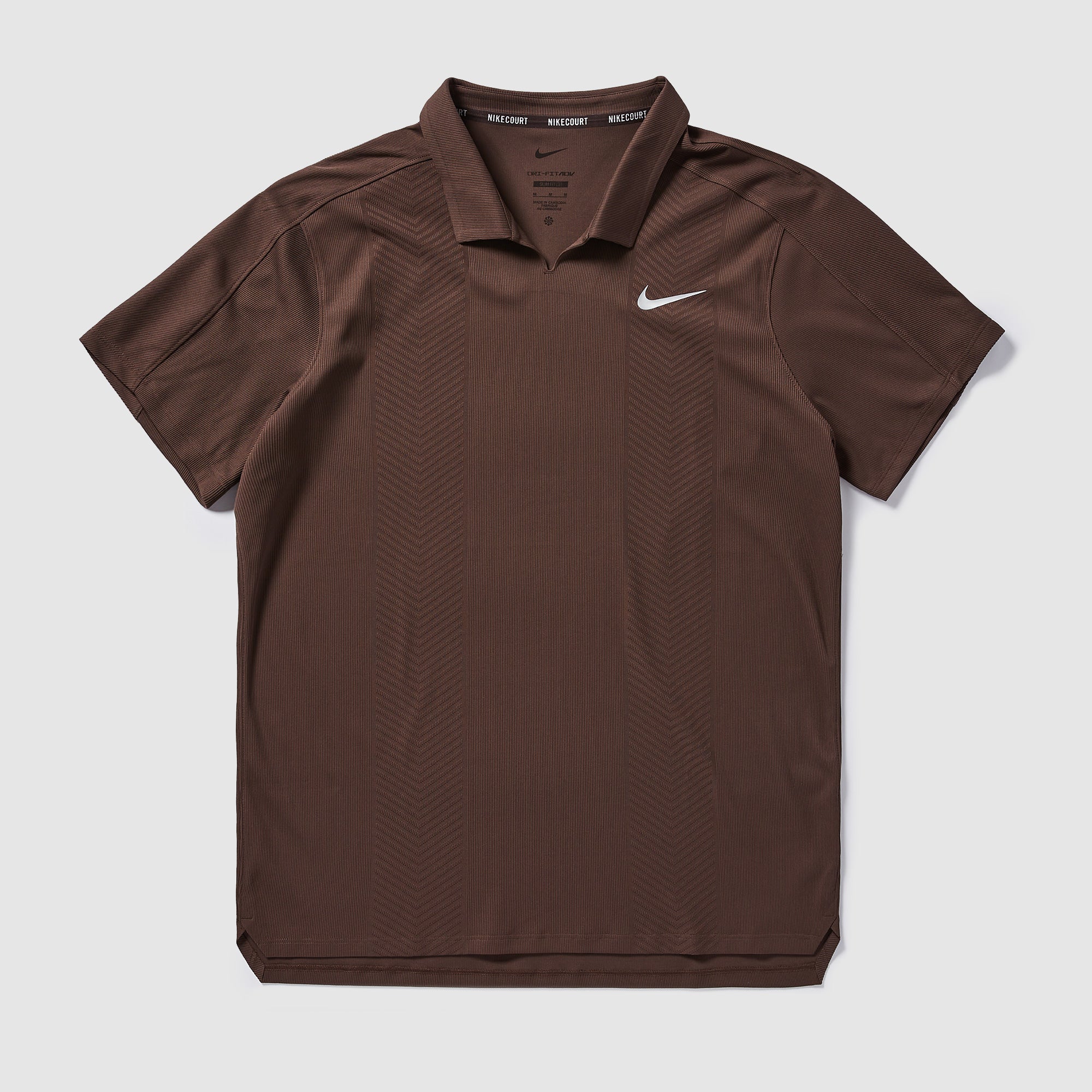 Nike Court Dri-FIT Advantage Slam Polo NY - Baroque Brown - Mens