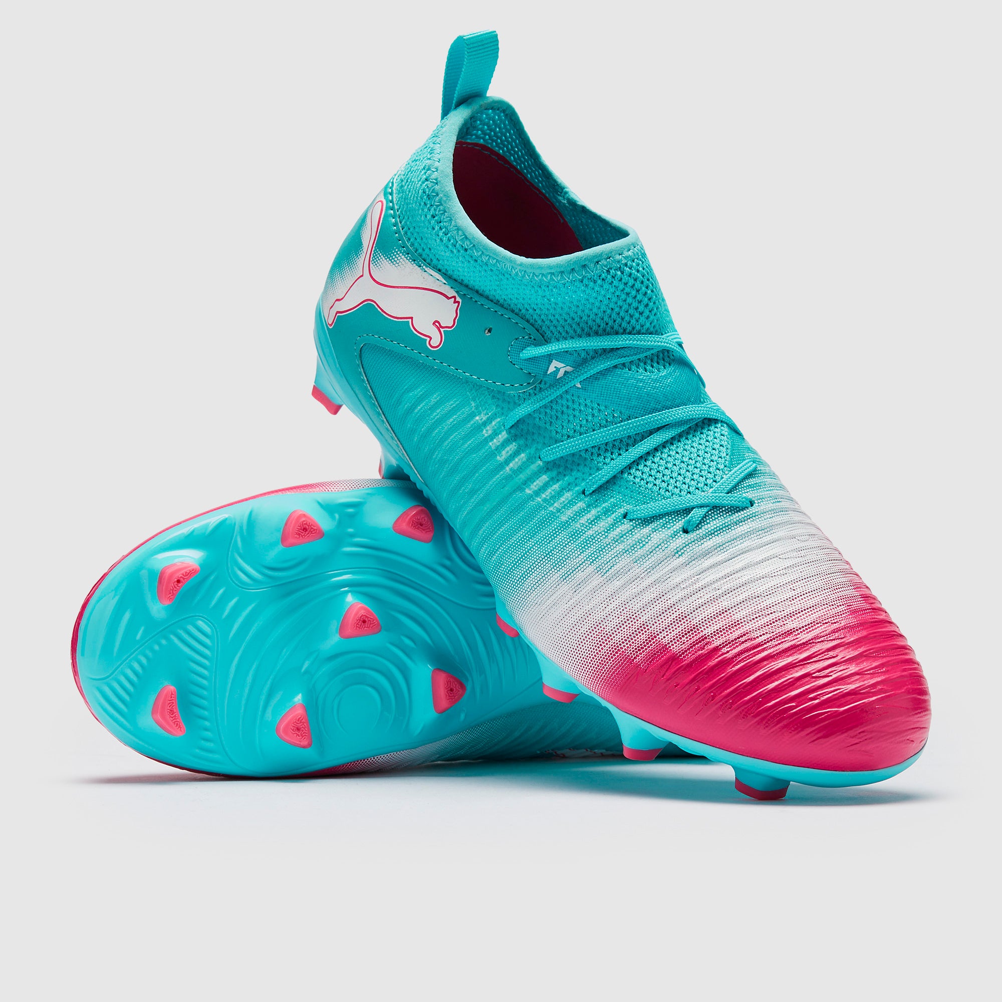 Puma Kids Future 8 Match Re-Charge FG/AG - Hero Blue/Puma White