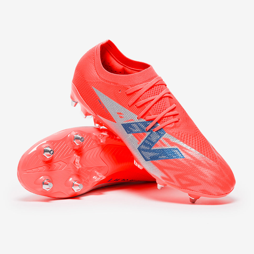 New Balance Furon Elite Soft Ground - Red/Silver - Adult Boots
