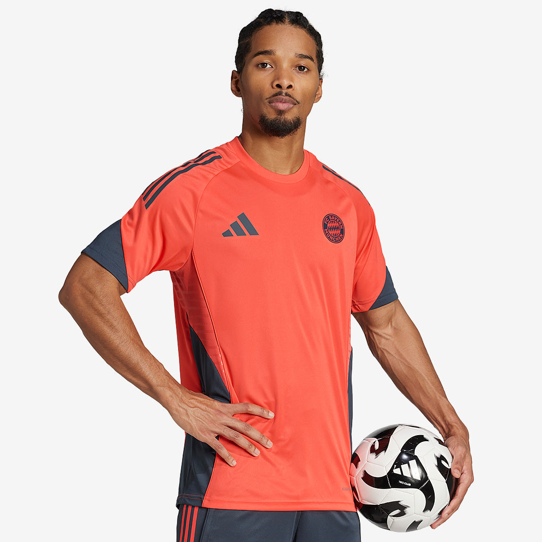 adidas Bayern Munich 25/26 Training Shirt - Easy Coral - Mens Replica