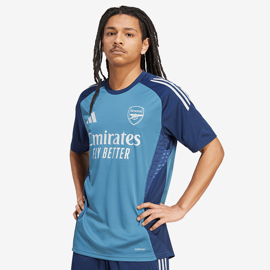adidas Arsenal 25/26 Training Shirt - Blanch Blue/Night Indigo