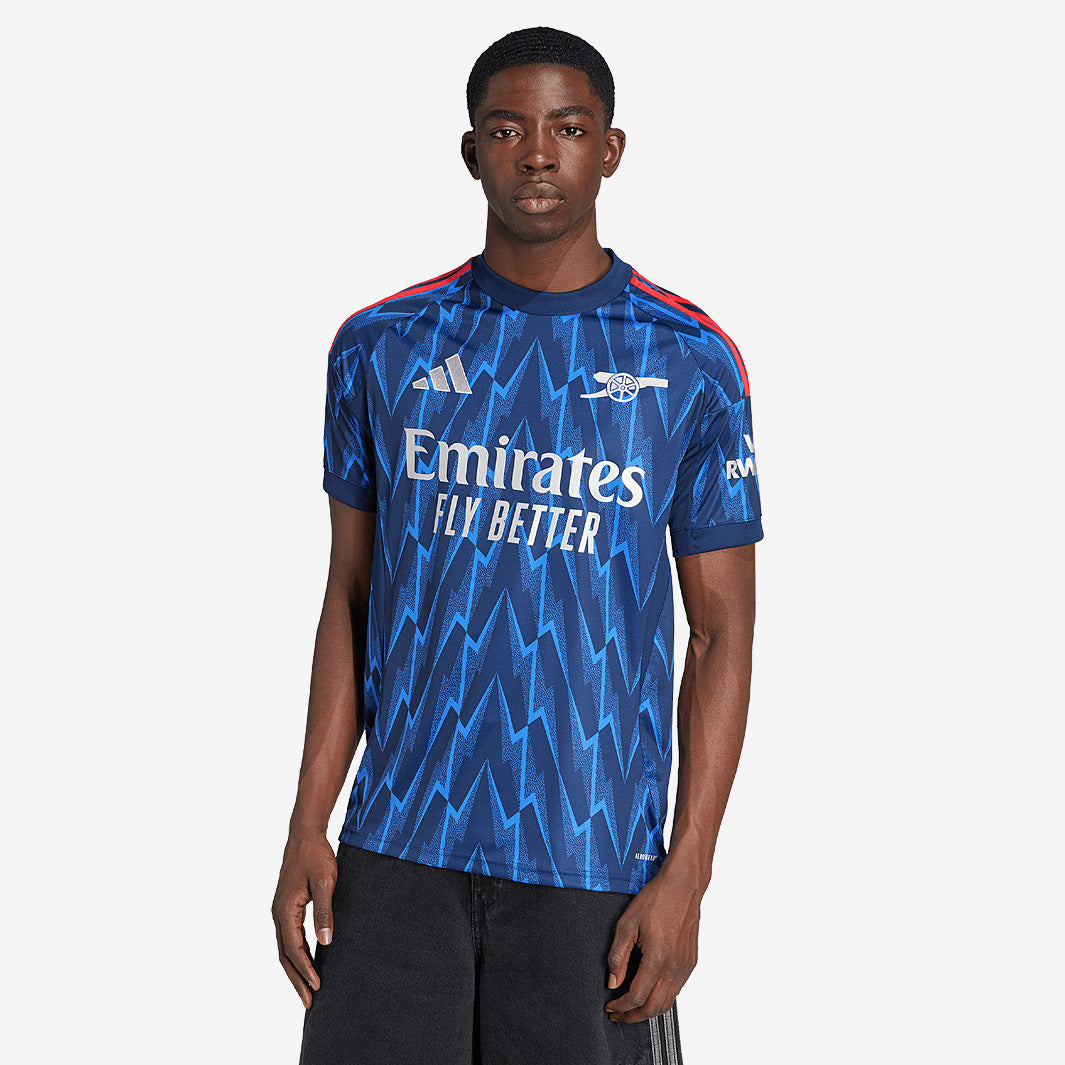 adidas Arsenal 25/26 Away Shirt - Night Indigo/Grey Two - Mens Replica