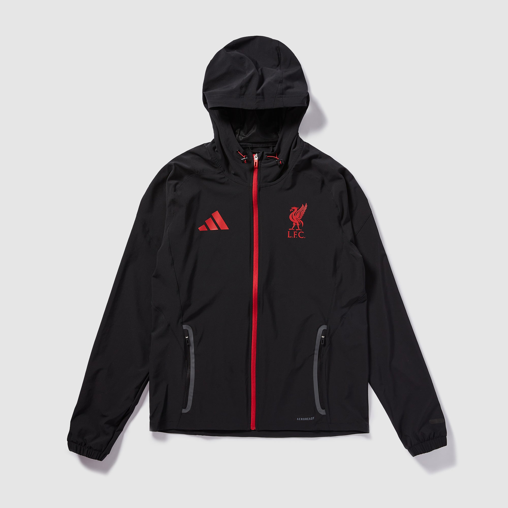 adidas Liverpool 25/26 Competition Vis Tech Jacket - Black