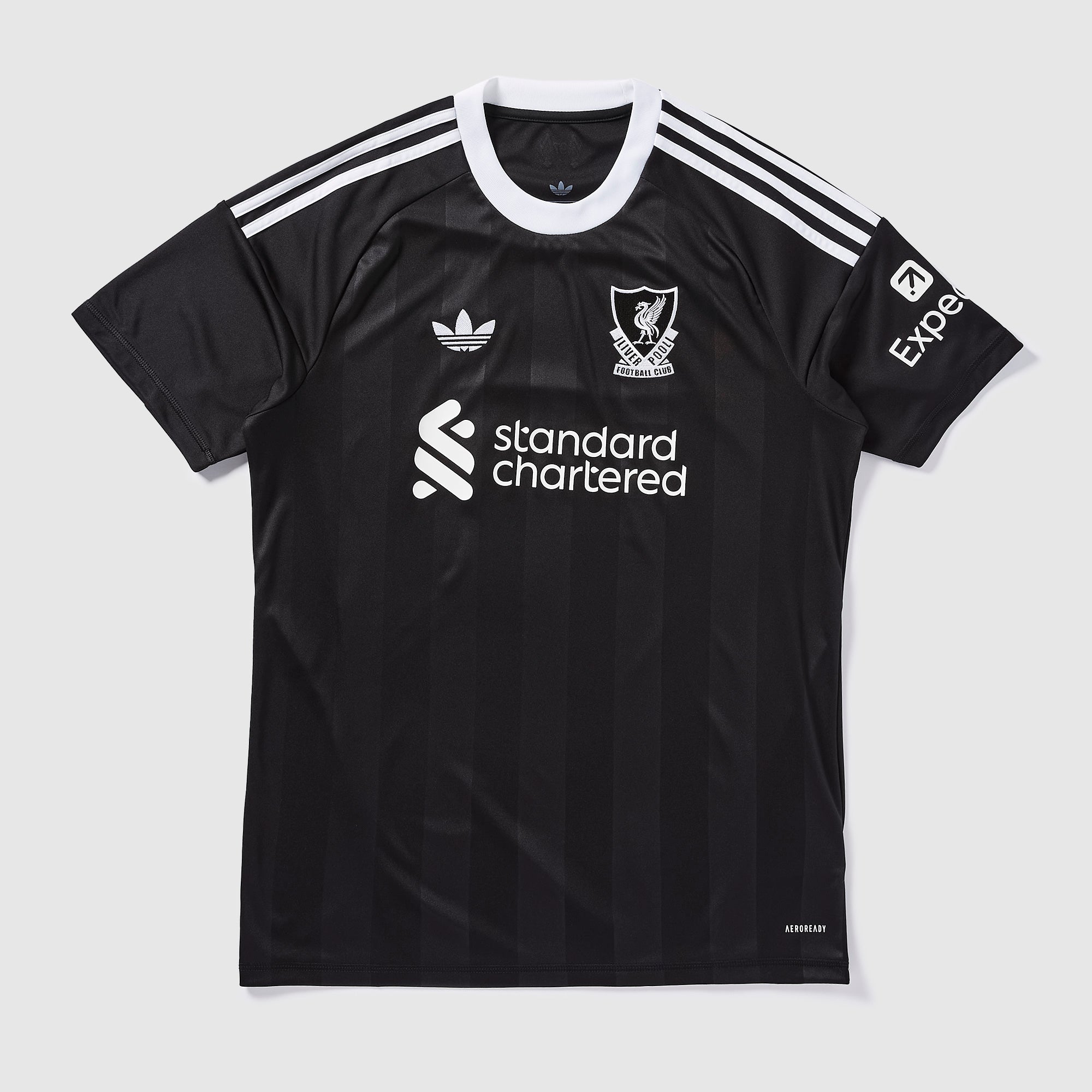 adidas Originals Liverpool 25/26 Third GK Shirt - Black - Mens Replica