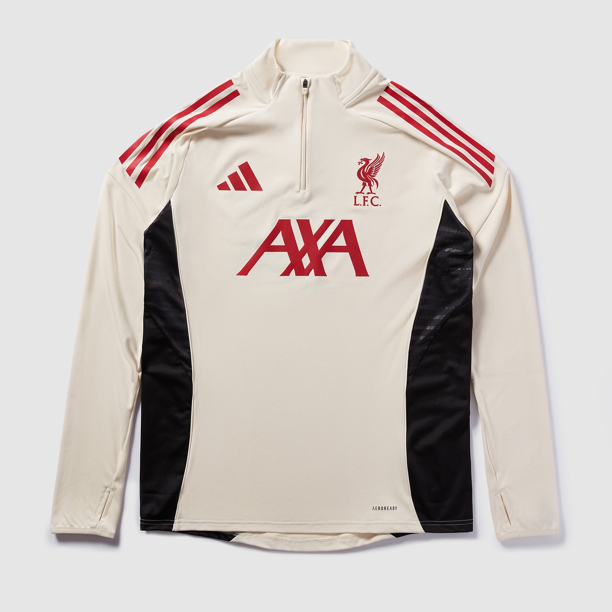 adidas Liverpool 25/26 Training Top - Wonder White - Mens Replica