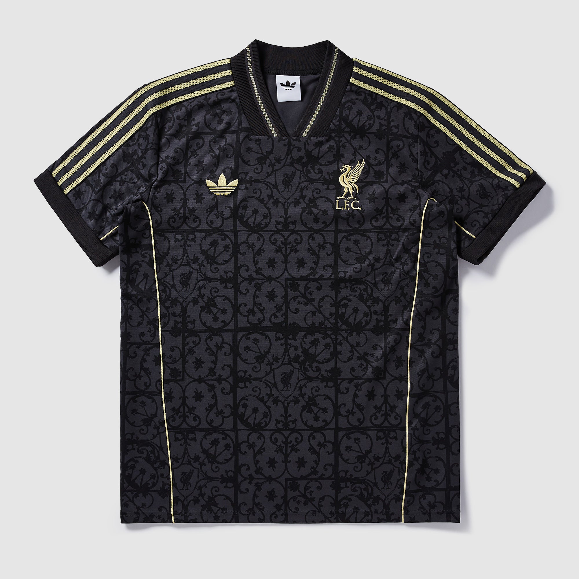 Liverpool adidas ユニフォーム 黒 adidas Originals Liverpool 25/26 Lifestyler Shirt - Carbon/Halo