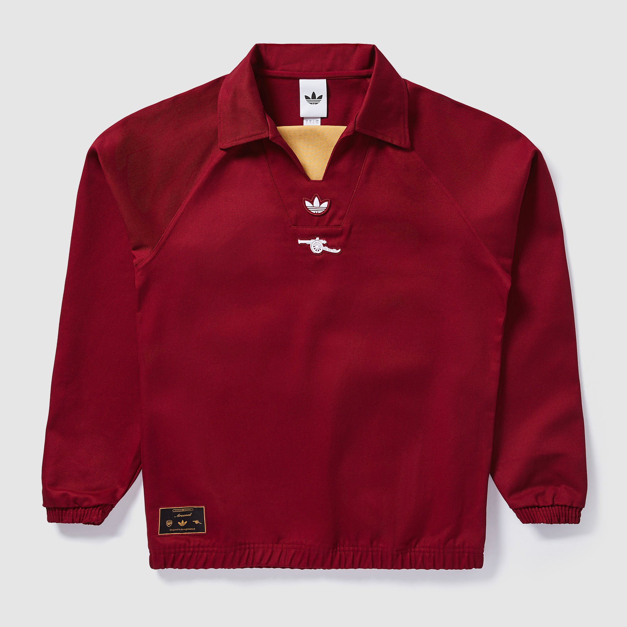 adidas Arsenal 25/26 Terrace Icon Drill Top - Team Coll Burgundy 2