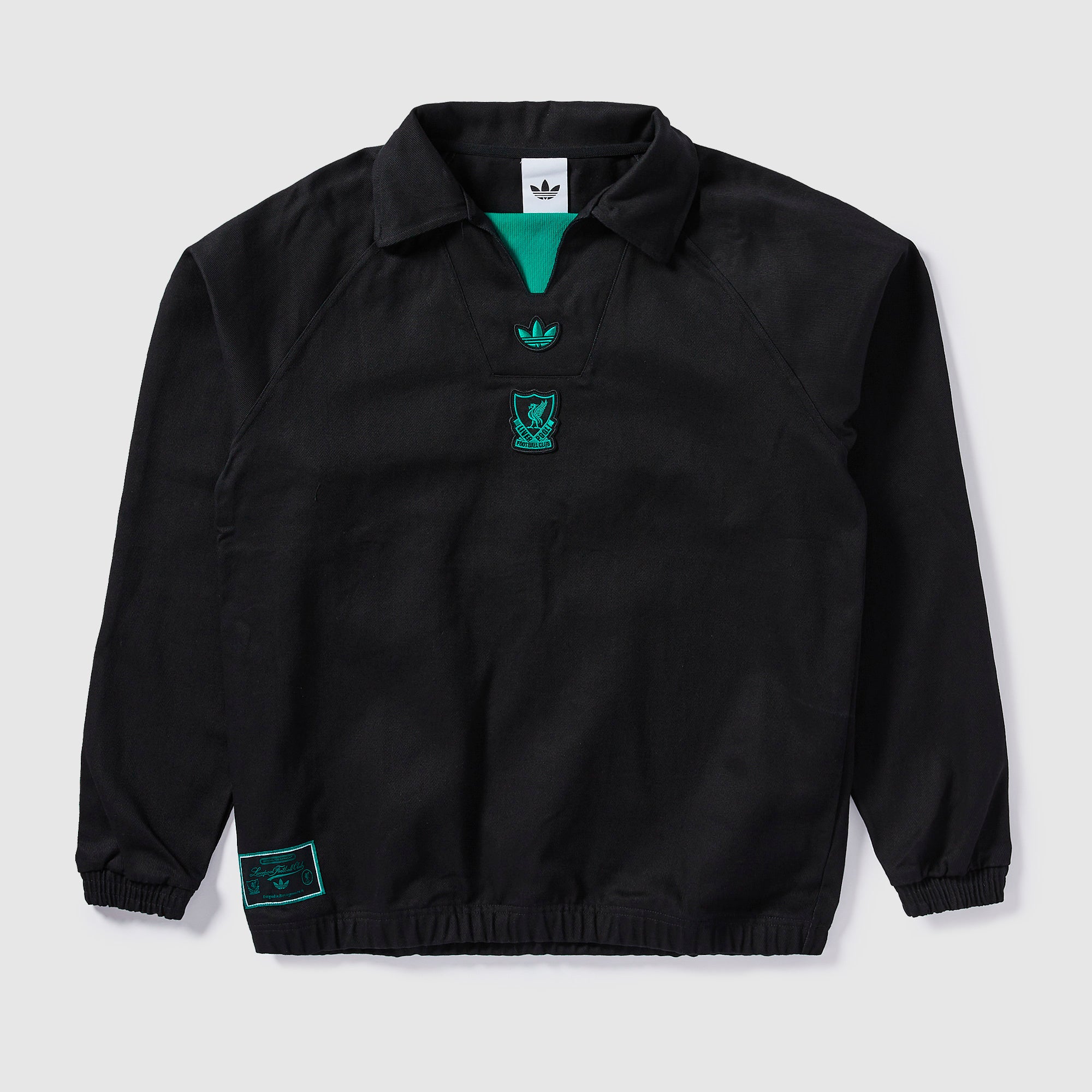 adidas Originals Liverpool 25/26 Terrace Icon Drill Top - Black