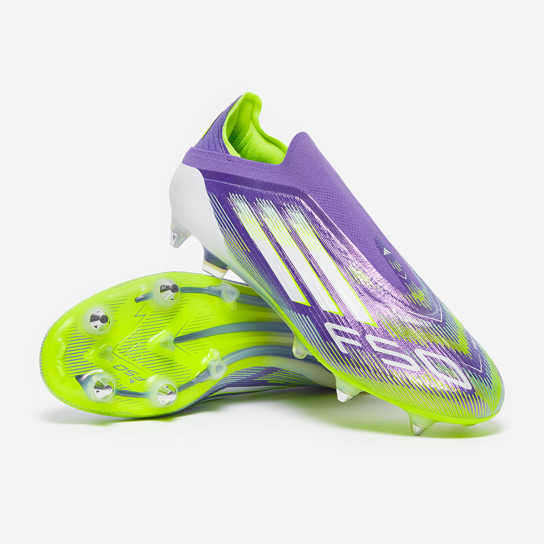 adidas F50 Elite Laceless Soft Ground - Purple Rush/Ftwr White