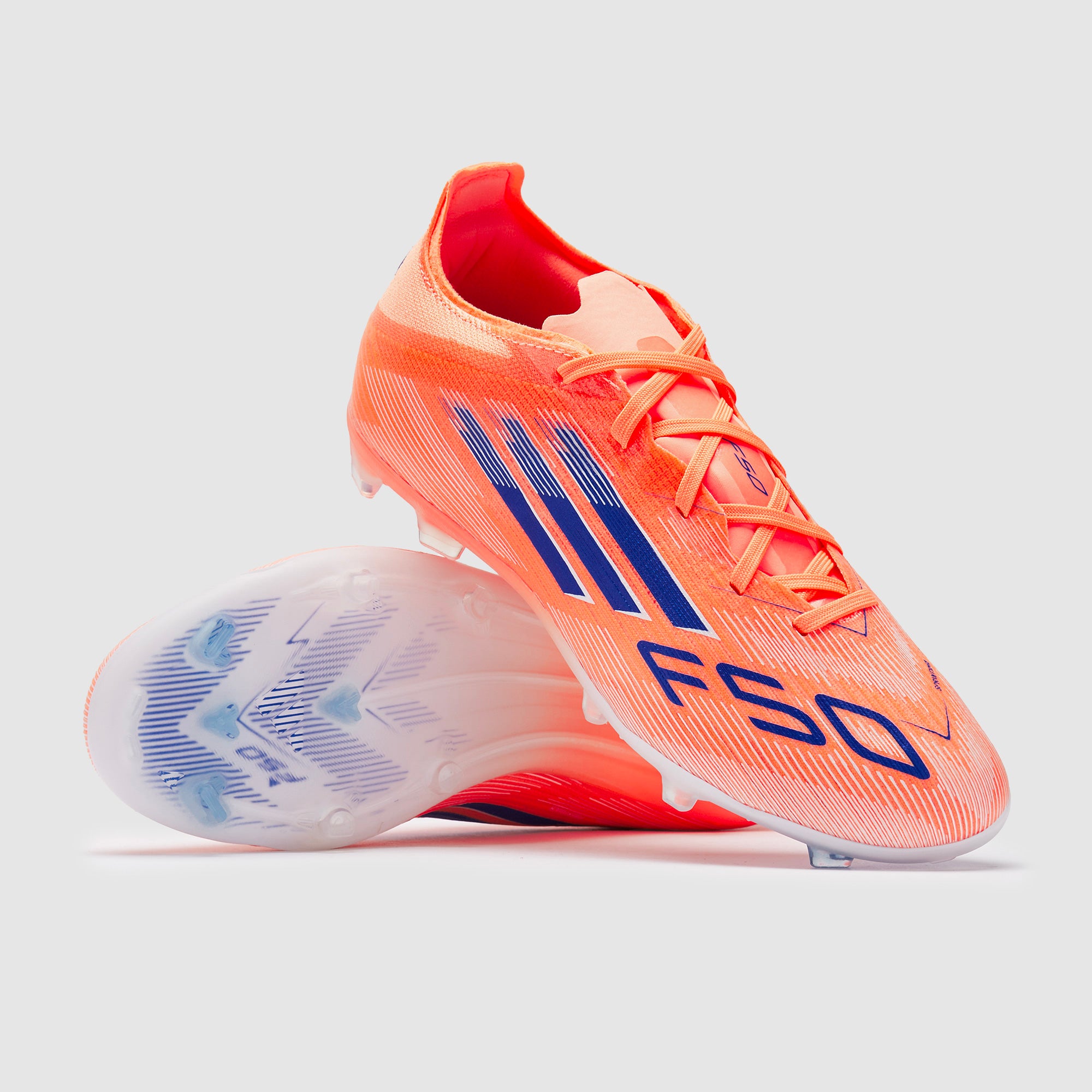 adidas Kids F50 Elite Firm Ground - Beam Orange/Lucid Blue/Ftwr