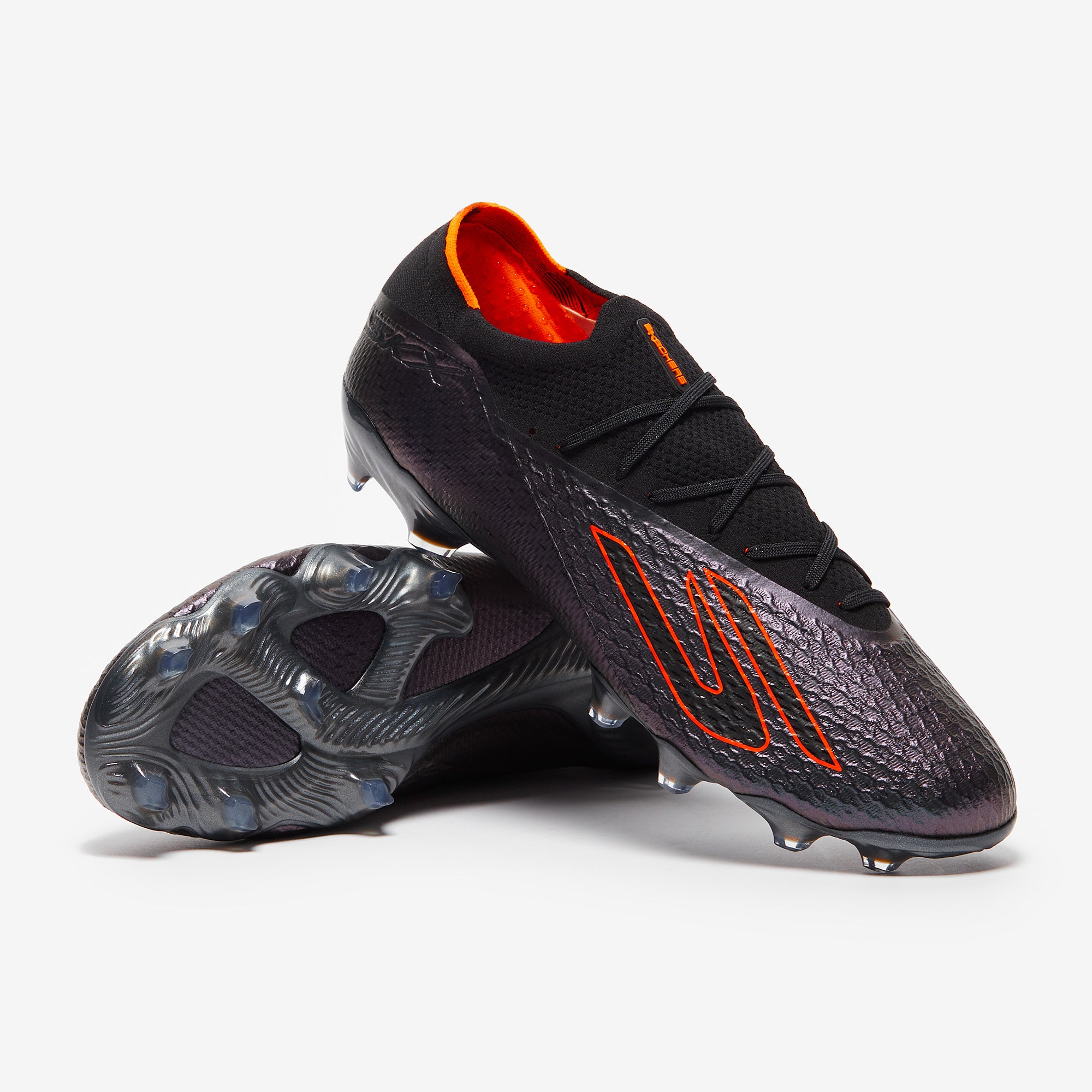 Skechers SKX 2 Elite Firm Ground - Black/Black/Orange - Adult Boots