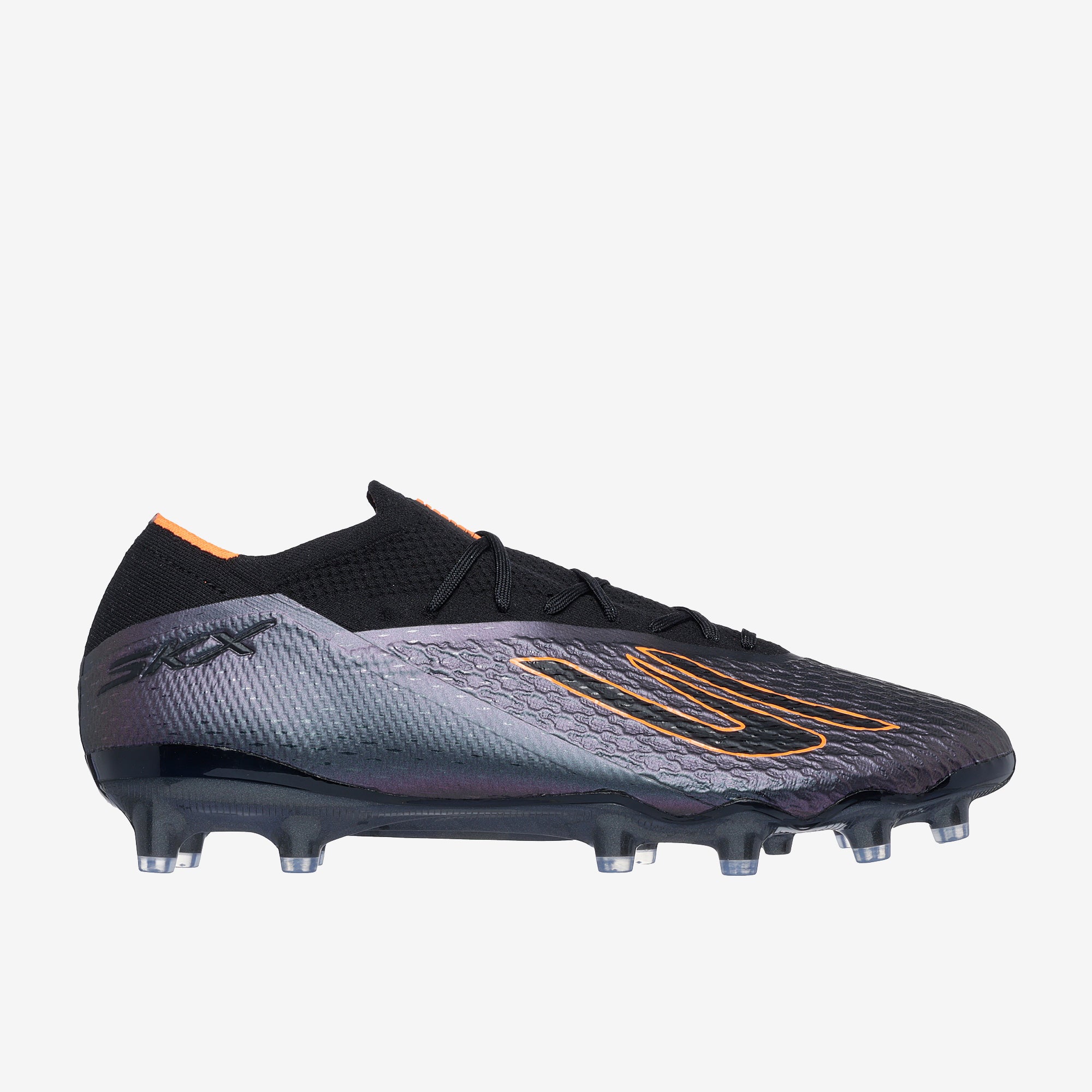 Skechers SKX 2 Elite Artificial Grass - Black/Black/Orange - Adult