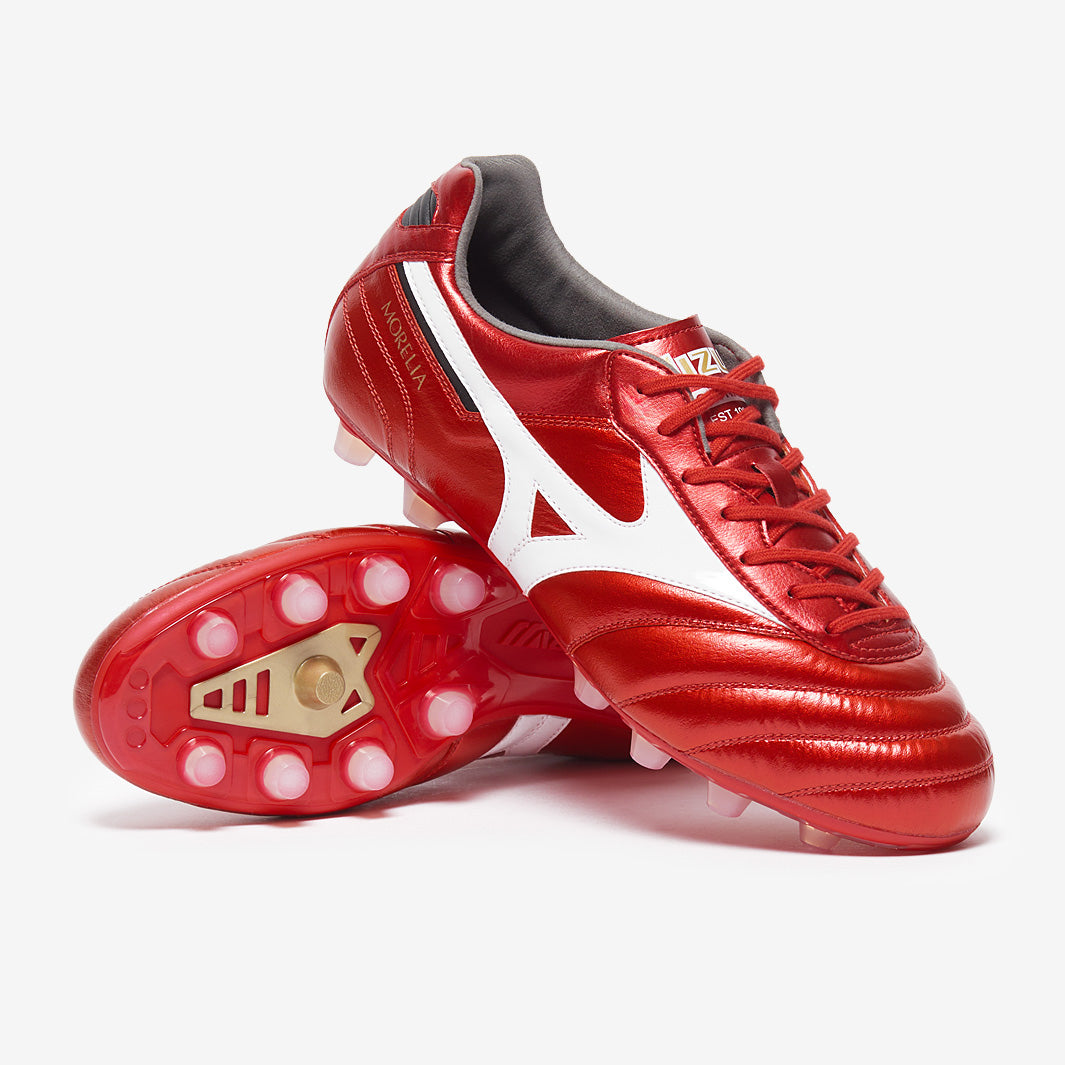 Mizuno Morelia II Elite Firm Ground - Morelia 40th Red/White/Black