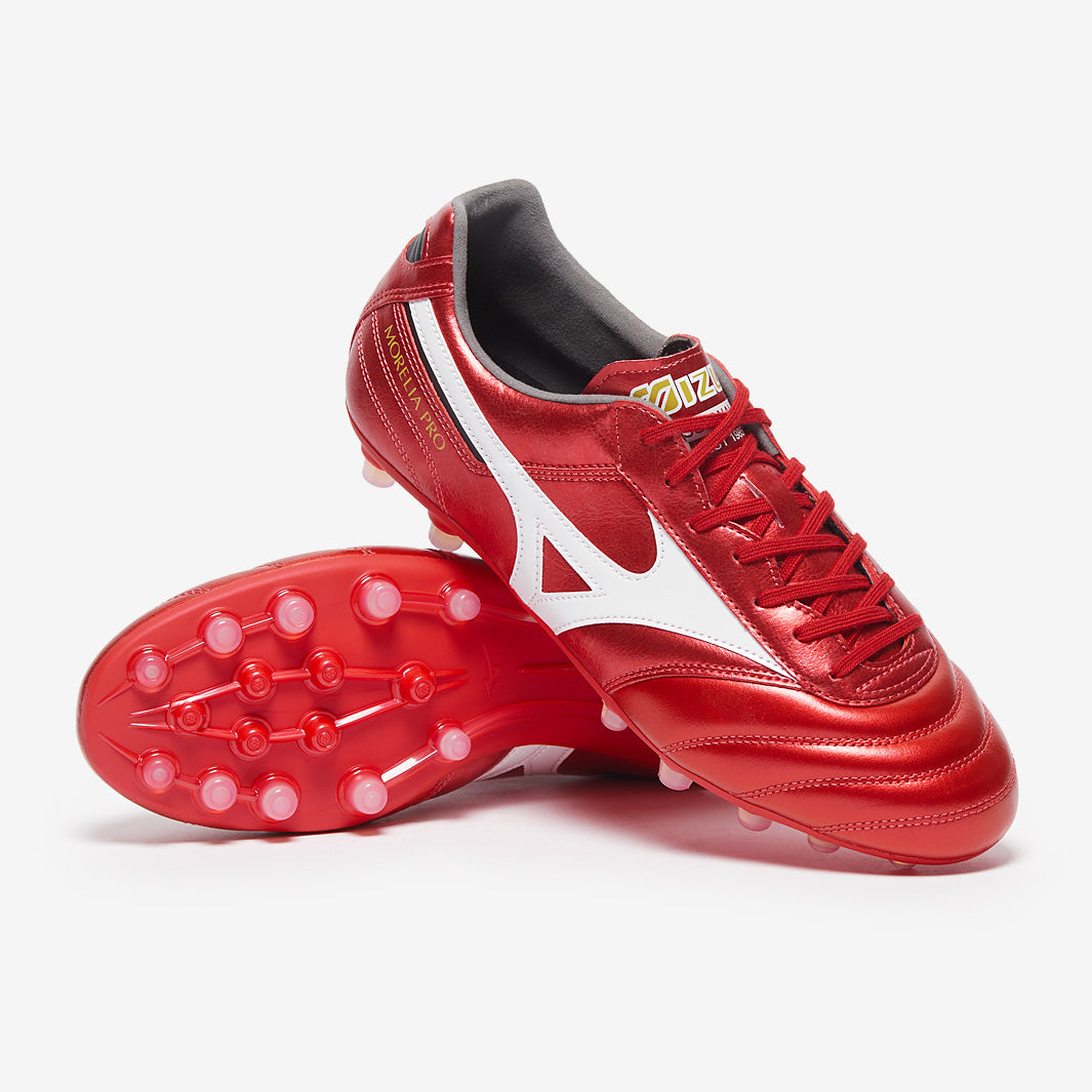 MORELIA Ⅱ PRO AG Mizuno Morelia II Pro Artifical Grass - Morelia 40th Red/White