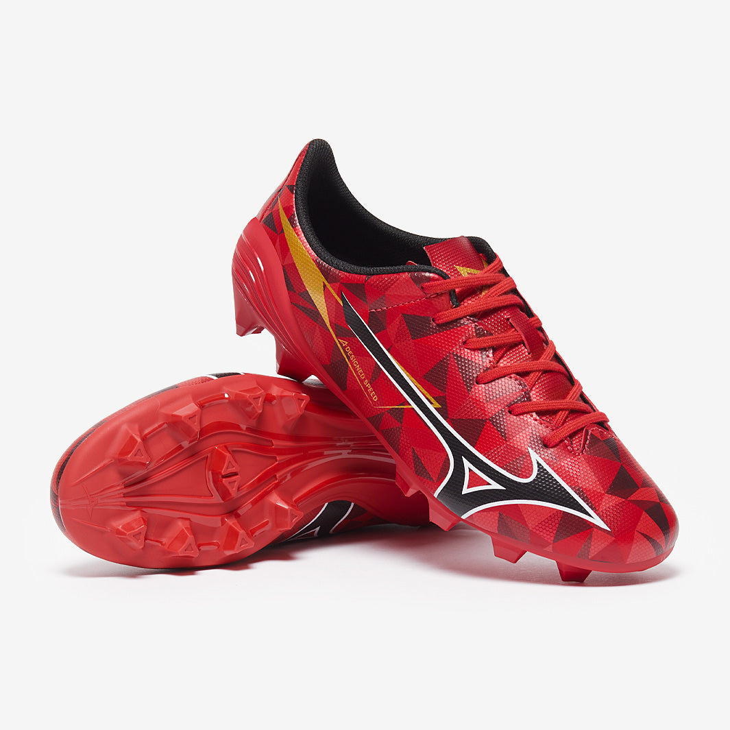 Mizuno Kids Alpha II Select Firm Ground - Morelia 40th Red/Black