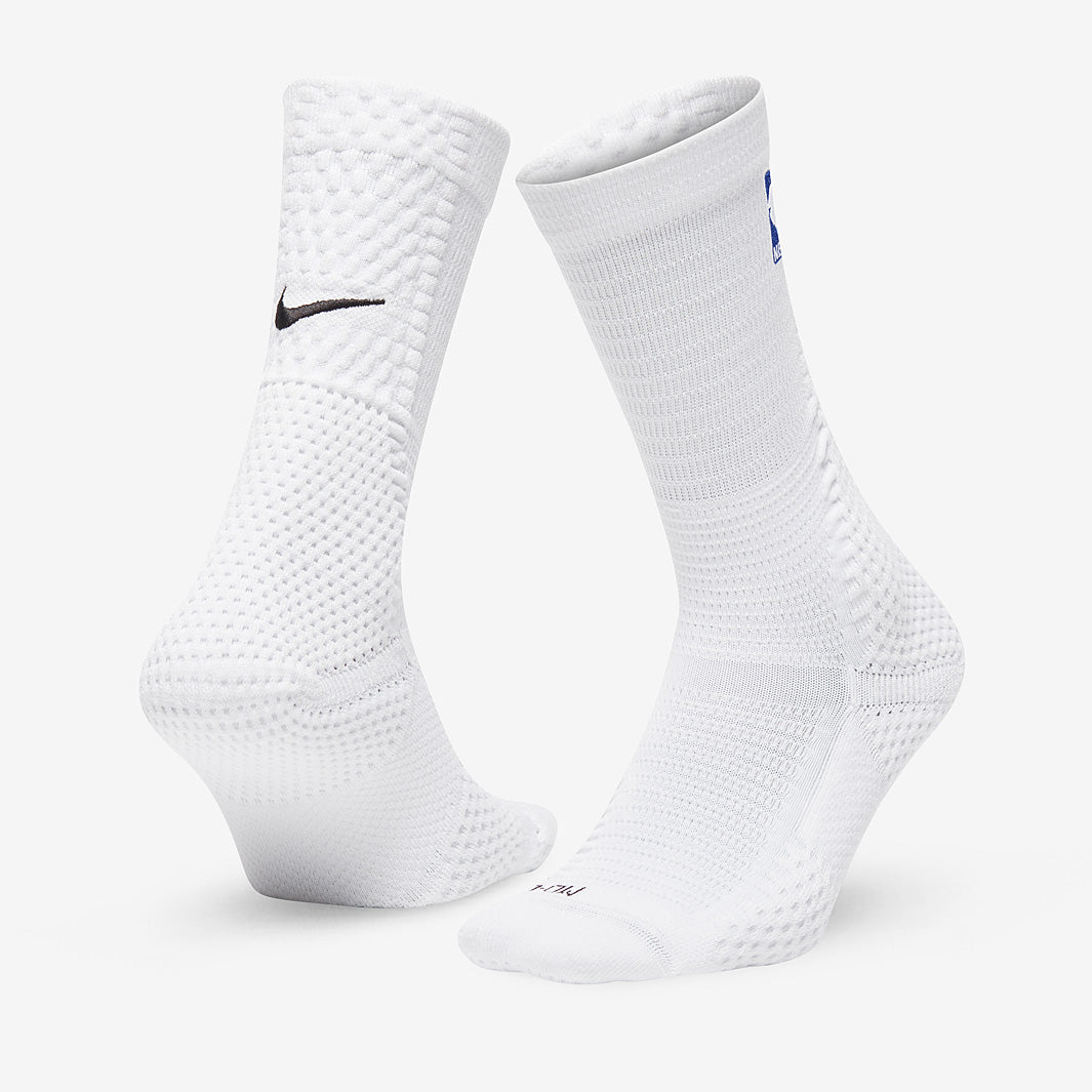 Nike Unicorn ホワイトソックス NBAロゴ 2足 NBA Nike Logoman Unicorn Cushion Crew Socks - White