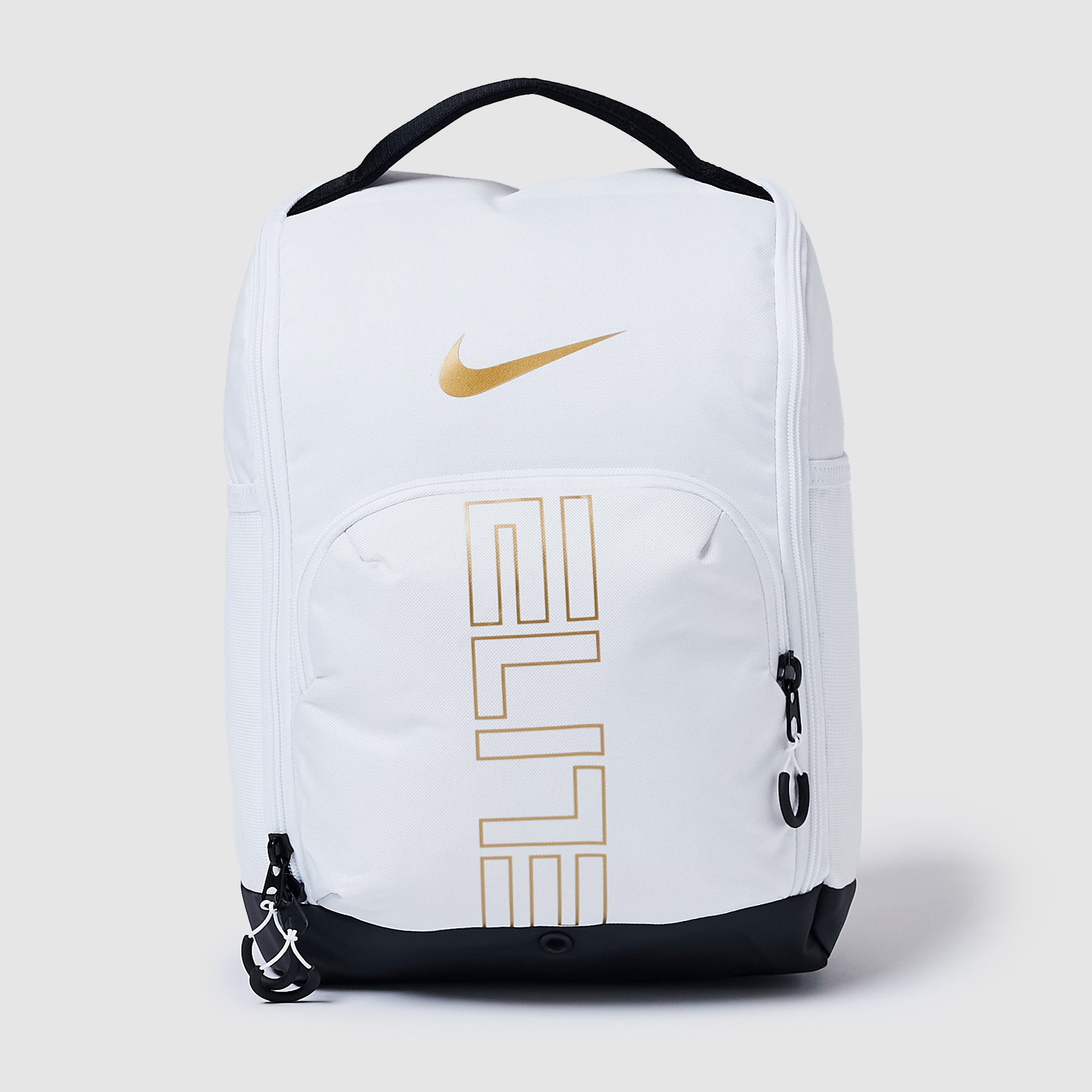 Nike Varsity Elite Shoebag - White/Black/Metallic Gold - Bags