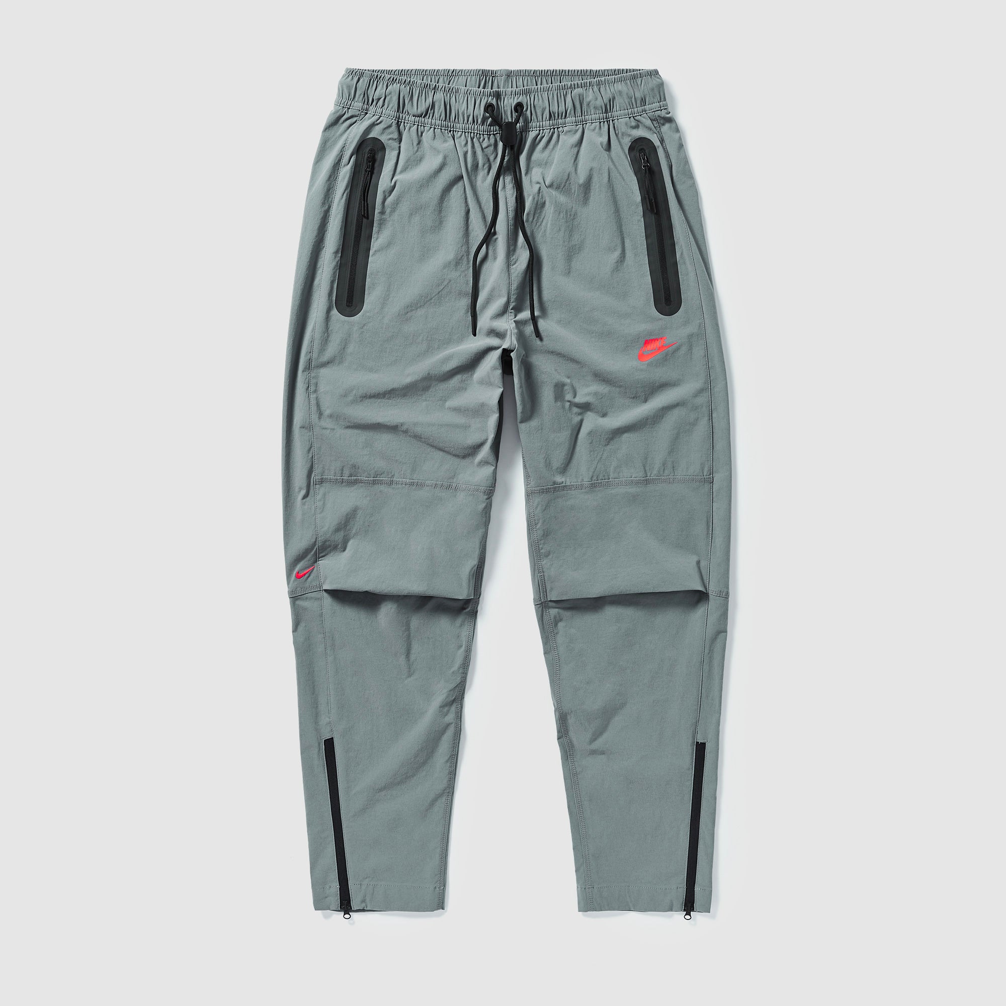 Nike Sportswear Tech Woven Open-Hem Trousers - Smoke Grey/Bright