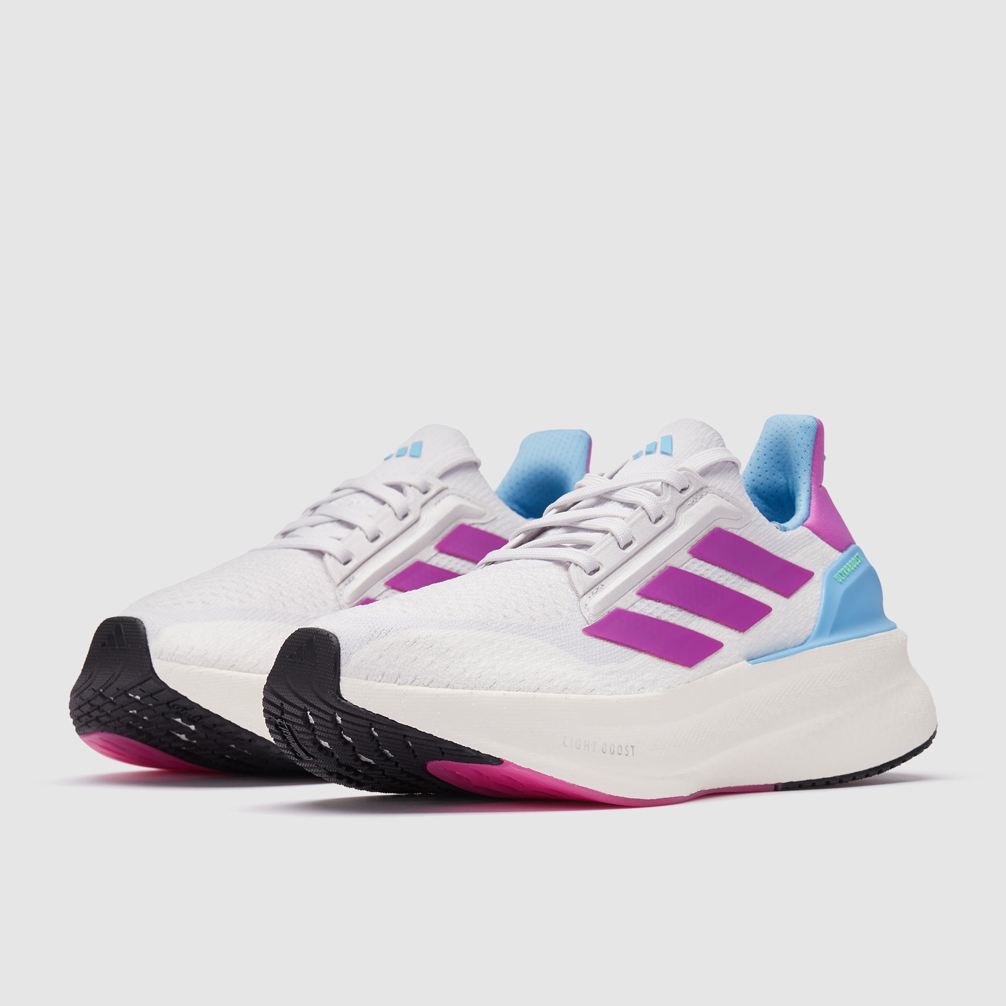 ルシア adidas Womens Ultraboost 5X - Dash Grey/Purple Burst/Semi Blue