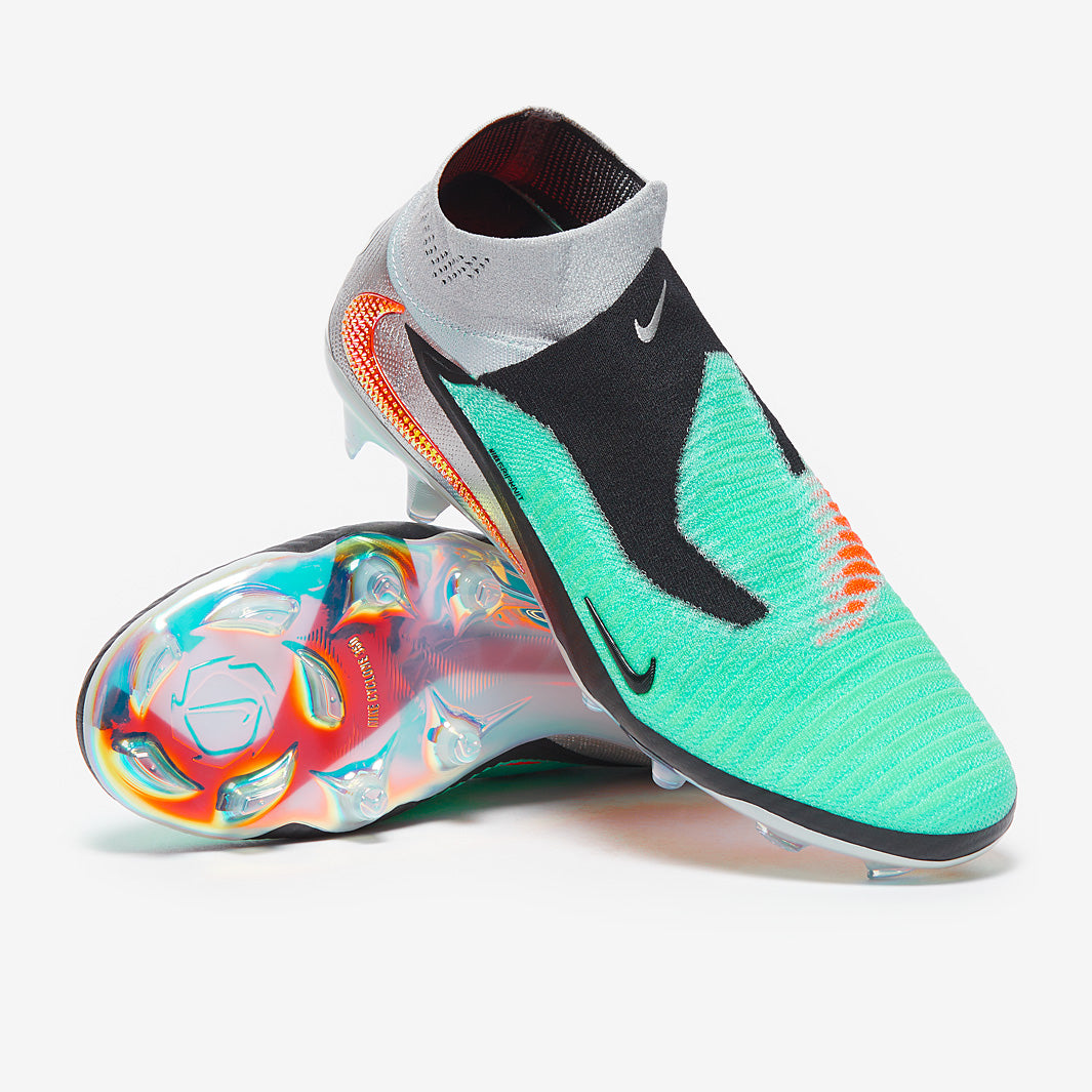Nike Phantom 6 Elite LE High FG - Chrome/Black - Adult Boots