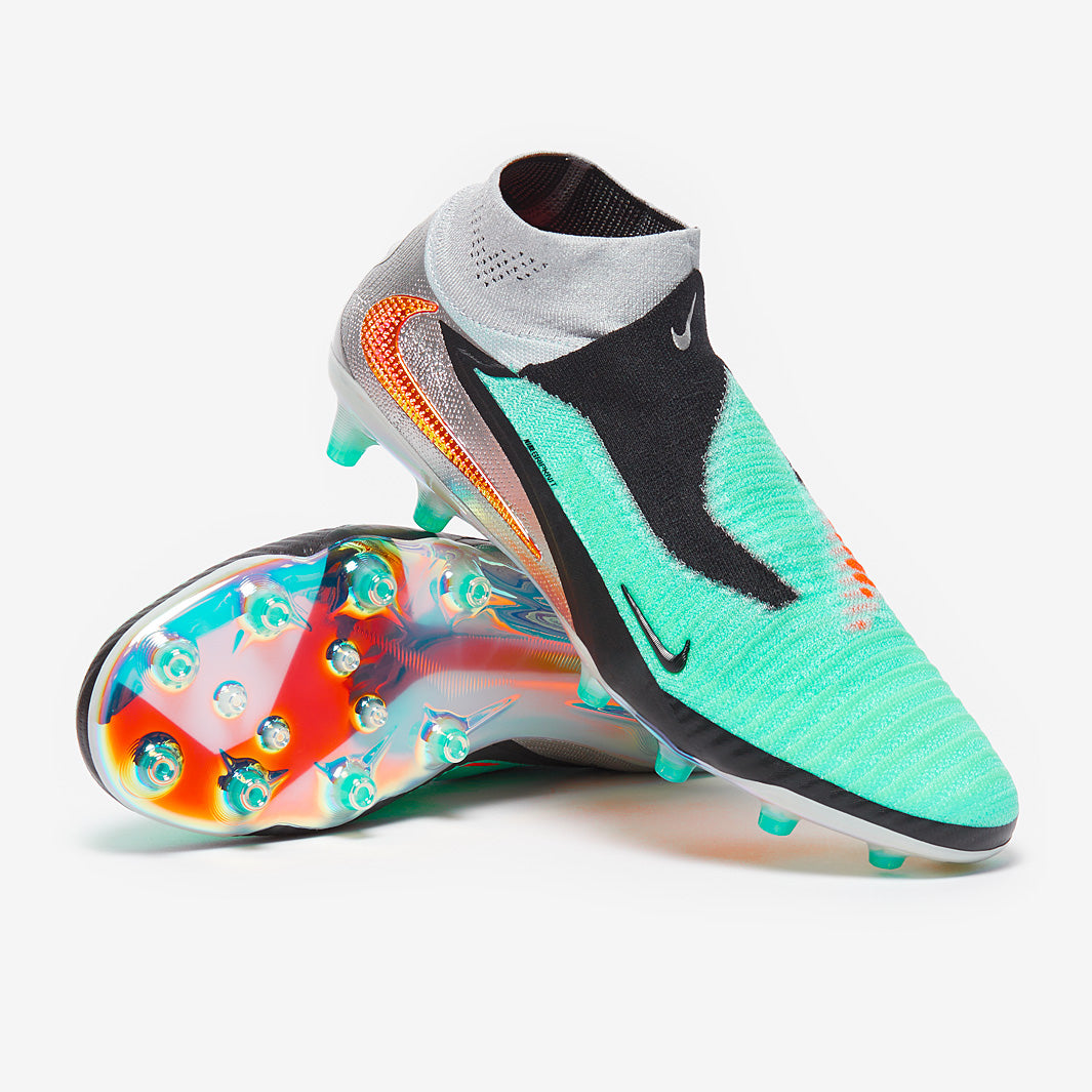 シューズ nike phantom6 eh ag-pro elite Nike Phantom 6 Elite LE High AG-Pro - Chrome/Black - Adult Boots