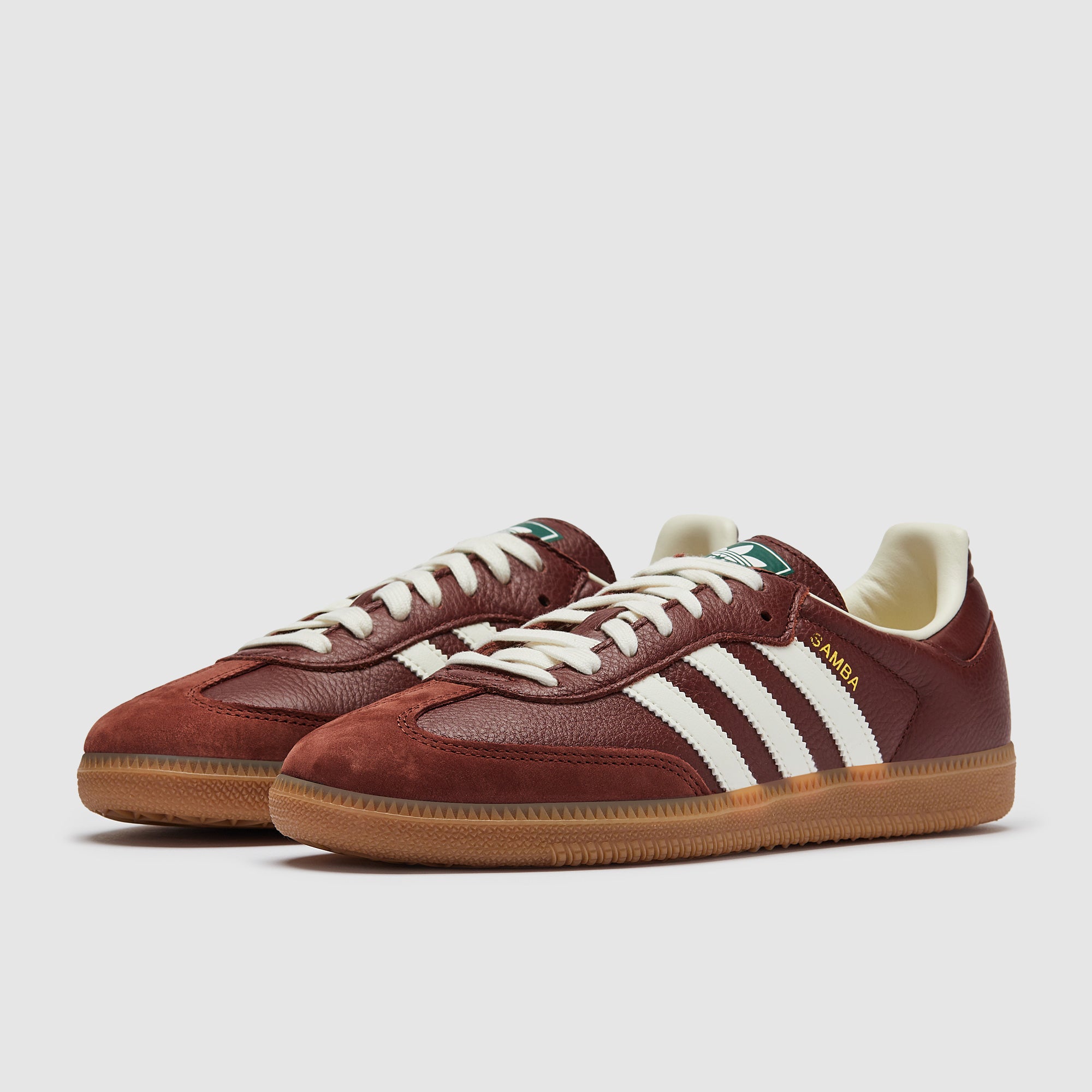 adidas Originals Samba OG - Fox Brown/Off White/Gum -Trainers