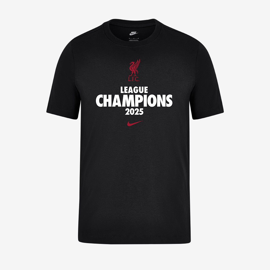 Nike Liverpool 25/26 Winner T-Shirt - Black - Mens Replica