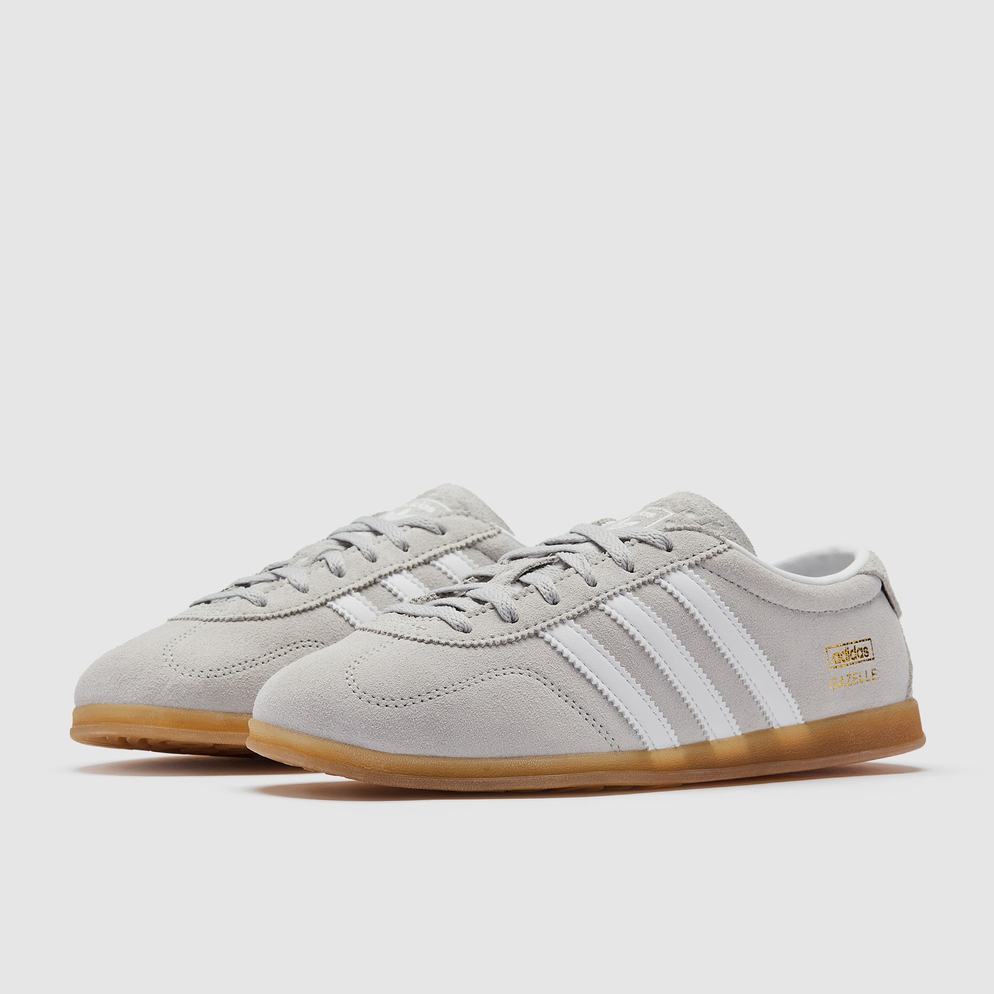 adidas Originals Womens Gazelle Lo Pro - Grey/Ftw White/Gum - Trainers