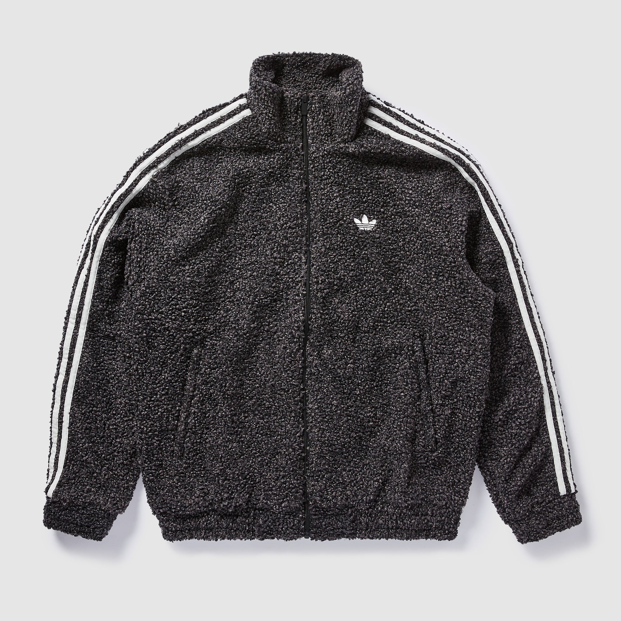 adidas Originals Boucle Firebird Track Top - Black - Tops - Mens 